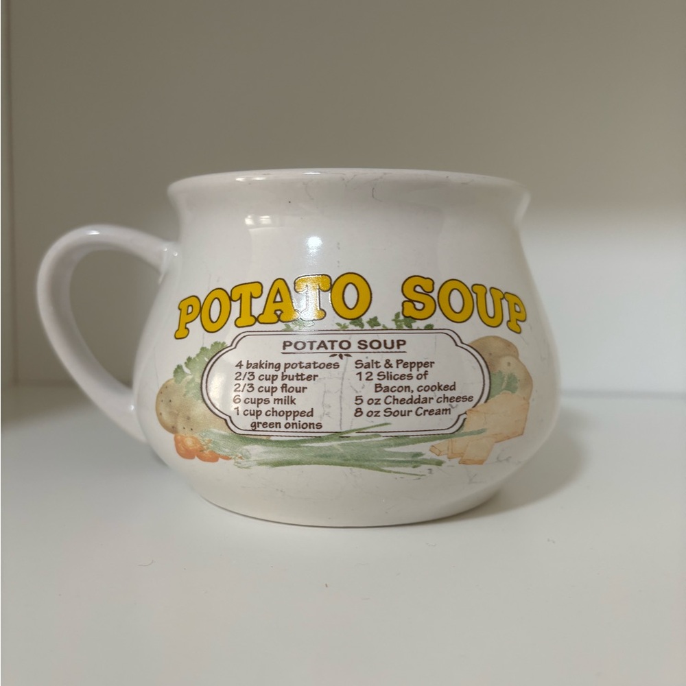 Vintage Potato Soup Mug
